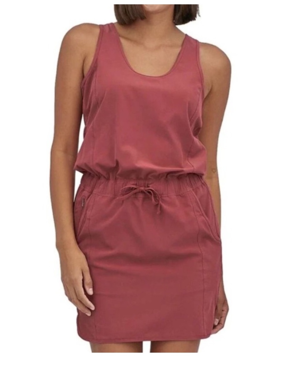 Patagonia Fleetwith Dress-Sz Large, Sienna Clay Athletic Dress